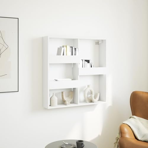 Lauuoeriau Furniture Item Home Hängeschrank Weiß 80x15x80 cm Holz-Möbelmöbel Lauuoeriau Furniture Item Home Hängeschrank Weiß 80x15x80 cm Holz-Möbelmöbel von Lauuoeriau