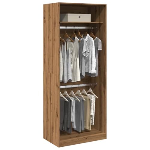Lauuoeriau Furniture Item Home Wardrobe Artisian Oak 80x50x200 cm Engineered Wood-Möbel von Lauuoeriau