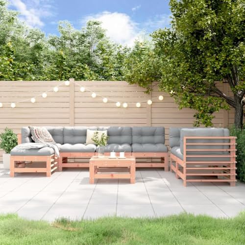 Lauuoeriau Haus & Garten, Möbel, 8-teiliges Garten-Lounge-Set, Massivholz Douglas Lauuoeriau Haus & Garten, Möbel, 8-teiliges Garten-Lounge-Set, Massivholz Douglas von Lauuoeriau