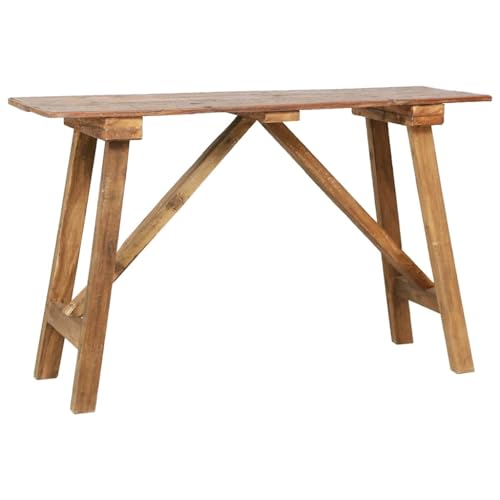 Lauuoeriau Haus & Garten, Möbel-Konsolentisch, 130 x 40 x 80 cm, gemischtes recyceltes Holz Lauuoeriau Haus & Garten, Möbel-Konsolentisch, 130 x 40 x 80 cm, gemischtes recyceltes Holz von Lauuoeriau