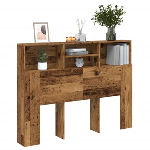 Lauuoeriau Haus & Garten, Möbel-Kopfteilschrank, Altes Holz, 140 x 19 x 103,5 cm Lauuoeriau Haus & Garten, Möbel-Kopfteilschrank, Altes Holz, 140 x 19 x 103,5 cm von Lauuoeriau