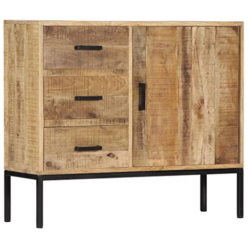 Lauuoeriau Haus & Garten, Möbel-Sideboard, 88 x 30 x 71 cm, massives Mangoholz Lauuoeriau Haus & Garten, Möbel-Sideboard, 88 x 30 x 71 cm, massives Mangoholz von Lauuoeriau