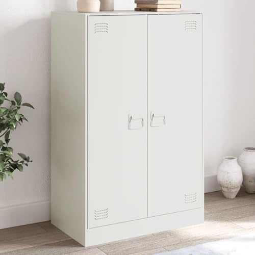 Lauuoeriau Haus & Garten, Möbel-Sideboard, weiß, 67 x 39 x 107 cm, Stahl Lauuoeriau Haus & Garten, Möbel-Sideboard, weiß, 67 x 39 x 107 cm, Stahl von Lauuoeriau