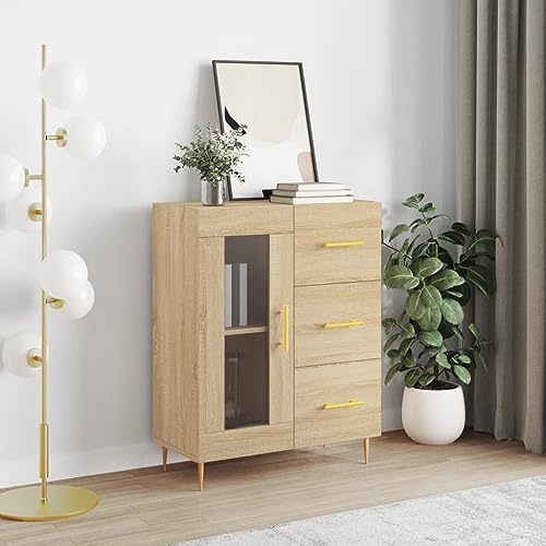 Lauuoeriau Haus & Garten, Möbel-Sideboard Sonoma Eiche 69,5x34x90 cm Holzwerkstoff Lauuoeriau Haus & Garten, Möbel-Sideboard Sonoma Eiche 69,5x34x90 cm Holzwerkstoff von Lauuoeriau