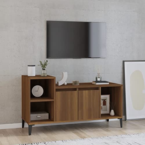 Lauuoeriau Haus & Garten, Möbel-TV-Schrank, Braun Eiche, 100 x 35 x 55 cm, Holzwerkstoff Lauuoeriau Haus & Garten, Möbel-TV-Schrank, Braun Eiche, 100 x 35 x 55 cm, Holzwerkstoff von Lauuoeriau