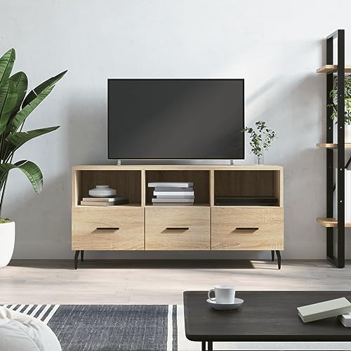 Lauuoeriau Haus & Garten, Möbel-TV-Schrank, Sonoma-Eiche, 102 x 36 x 50 cm, Holzwerkstoff Lauuoeriau Haus & Garten, Möbel-TV-Schrank, Sonoma-Eiche, 102 x 36 x 50 cm, Holzwerkstoff von Lauuoeriau
