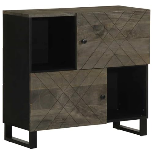Lauuoeriau Haus & Garten Möbel-Sideboard schwarz 80x33x75cm Massivholz Mango Lauuoeriau Haus & Garten Möbel-Sideboard schwarz 80x33x75cm Massivholz Mango von Lauuoeriau