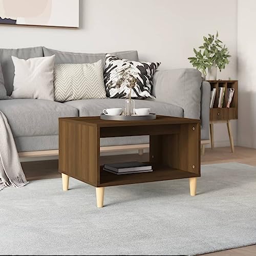 Lauuoeriau Home & Garden,Furniture-Coffee Table Brown Oak 60x50x40cm Engineered Wood Lauuoeriau Home & Garden,Furniture-Coffee Table Brown Oak 60x50x40cm Engineered Wood von Lauuoeriau