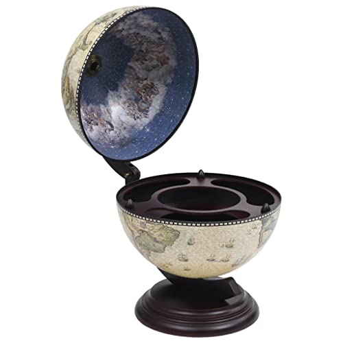 Lauuoeriau Home & Garden,Furniture-Tabletop Globe Bar Wine Stand Eukalyptus Wood Green Lauuoeriau Home & Garden,Furniture-Tabletop Globe Bar Wine Stand Eukalyptus Wood Green von Lauuoeriau