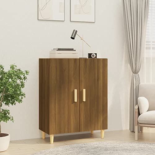 Lauuoeriau Home & Garden Möbel-Beistellbrett Braun Eiche 70x34x90 cm Holzwerkstoff von Lauuoeriau