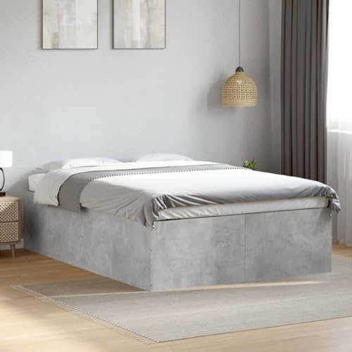 Lauuoeriau Home & Garden Möbel-Bettgestell ohne Matratze Beton Grau 120x190 cm Kleines Doppelbett Lauuoeriau Home & Garden Möbel-Bettgestell ohne Matratze Beton Grau 120x190 cm Kleines Doppelbett von Lauuoeriau