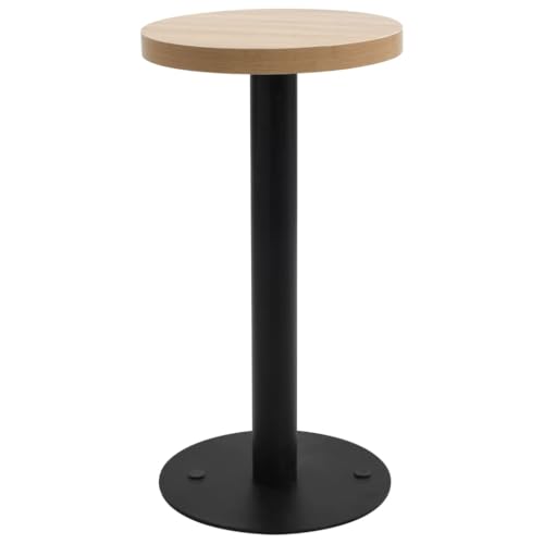 Lauuoeriau Home & Garden Möbel-Bistrotisch Hellbraun 40 cm MDF von Lauuoeriau