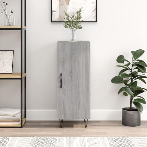 Lauuoeriau Home & Garden Möbel-Sideboard grau Sonoma 34,5x34x90 cm Holzwerkstoff von Lauuoeriau