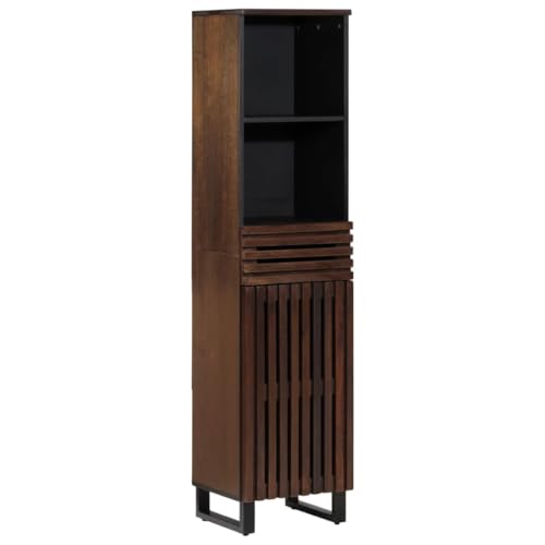 Lauuoeriau Möbelartikel Home Sideboard Braun 38x34x160cm Massivholz Mango-Möbel von Lauuoeriau