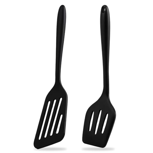 Pfannenwender, Hitzebeständiger Silikon Pfannenwender Spatel Küchenhelfer Set,Antihaft Spachtel zum Kochen,Silikon küchenhelfer von Fisch Pfannkuchen von Lauviomify