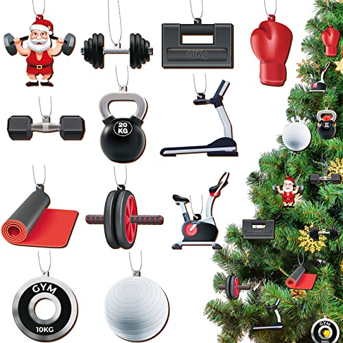 36 Stück Weihnachts-Sportornamente, Fitness, Holz, hängende Weihnachtsbaumschmuck, Weihnachtsmann, Sport-Kollektion, Weihnachtsschmuck, Urlaub, Weihnachtsschmuck für Weihnachtsbaum, Regal, 36 Stück Weihnachts-Sportornamente, Fitness, Holz, hängende Weihnachtsbaumschmuck, Weihnachtsmann, Sport-Kollektion, Weihnachtsschmuck, Urlaub, Weihnachtsschmuck für Weihnachtsbaum, Regal, von Lauwell