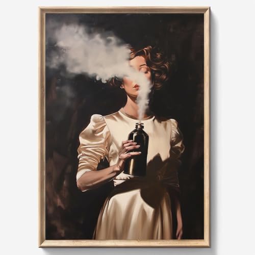 Lustige Frau Wandkunst Vintage Französisch Ölgemälde Toilette Humor Badezimmer Kunst Klassische Frau Gemälde Vintage Badezimmer Wandkunst Humor Dame Poster viktorianische Frauen Porträt Gemälde 40,6 x Lustige Frau Wandkunst Vintage Französisch Ölgemälde Toilette Humor Badezimmer Kunst Klassische Frau Gemälde Vintage Badezimmer Wandkunst Humor Dame Poster viktorianische Frauen Porträt Gemälde 40,6 x von Lauximart