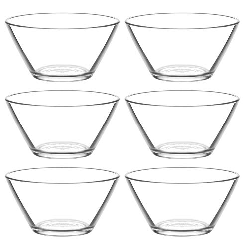 Lav 6-TLG. Glasschalen Dipschalen Dessertschale Vorspeise Schalen Gläser 345ml von Lav
