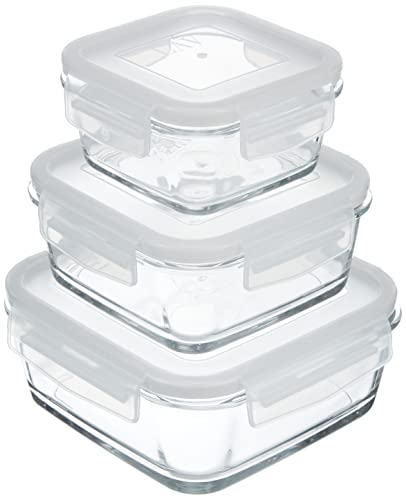 Lav Fresco 3er Set Frischhaltedosen Glas, 1150cc Lav Fresco 3er Set Frischhaltedosen Glas, 1150cc von LAV