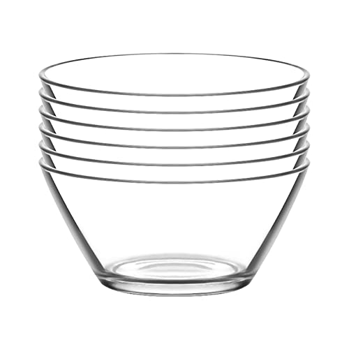 LAV Vega -Glas -Servierschalen - 10,5cm - Packung Von 6 von LAV
