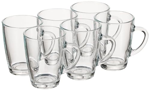 Vega 62506 Set mit 6 Gläsern mit Griff, 300 ml, Glas von Lav