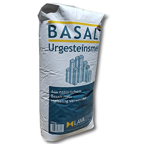 Basalt Urgesteinsmehl 25 kg Bodenaktivator Bodenhilfsstoff Garten Beet Rasen Uni von Agro Sens