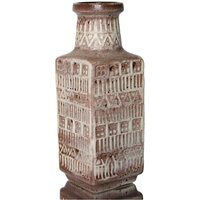 Bay Keramik Vase, Relief Dekor, Modell 70-25 Von Bodo Mans, West German Pottery von LavaHaus