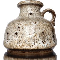 Braune Scheurich Fat Lava Vase, Modell 493-10 von LavaHaus