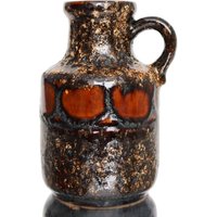 Braune Scheurich Keramik Vase, Modell 414-16 von LavaHaus