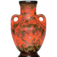 Carstens Keramik Vase Mit Fat Lava Dekor, Modell 0017-25 von LavaHaus