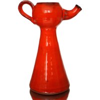 Kleine Keramik Vase in Rot von LavaHaus