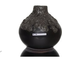 Kleine Otto Vase in Matt Schwarz Mit Crusty Lava Glasur - Otto Keramik von LavaHaus