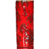 Kleine Rote Lava Vase - West Germany Keramik von LavaHaus
