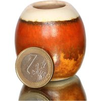 Miniatur Keramik Vase in Braun von LavaHaus