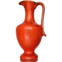 Miniatur Ruscha Keramik Vase in Orange, Modell 311/1 von LavaHaus