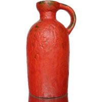 Miniatur Ruscha Keramik Vase in Orange, Modell 321/1 von LavaHaus