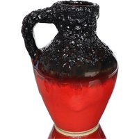 Rote Silberdistel Fat Lava Vase 309-17 von LavaHaus