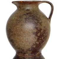 Scheurich Keramik Krug Vase in Braun, Modell 603-15 von LavaHaus
