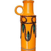 Scheurich Keramik Vase in Gelb, Modell 401-28 von LavaHaus