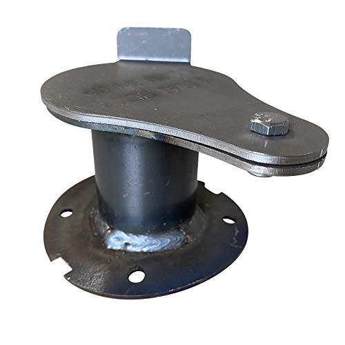 LavaLock BBQ Smoker Supply Uds Ugly Drum Parts Intake Teardrop Vent Damper 1-1/2 Flansch für 55 Gallon Drum von LavaLock