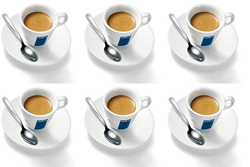 6 x Lavazza Espresso Cups, Saucers and Spoons by Lavazza von Lavazza