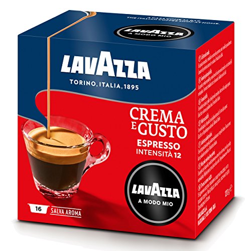 Lavazza A Modo Mio Crema e Gusto, Kaffee, Kaffeekapseln, Gemahlener Röstkaffee, 160 Kapseln von Lavazza