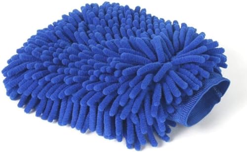 Lave Auto Pro - Doppelseitiger Waschhandschuh, Mikrofaser und Chenille, Reinigungshandschuh für Auto, Blau von Lave Auto Pro