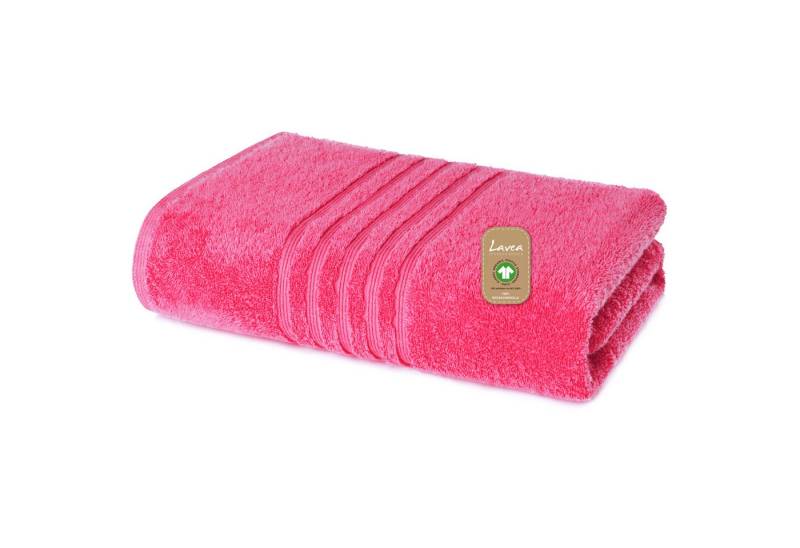 Lavea Handtuch Set Bio-Baumwoll Serie Bali, aus 100% Bio-Baumwolle (80x220cm, 1-St), extra saugstark mit 500g/m² in Wellness-Qualität - Saunatuch XXL von Lavea