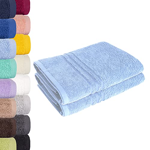 Lavea Saunatuch Saunahandtuch 80x200cm - 2er Set, Delphinblau, 500gr/m², 100% Baumwolle Lavea Saunatuch Saunahandtuch 80x200cm - 2er Set, Delphinblau, 500gr/m², 100% Baumwolle von Lavea