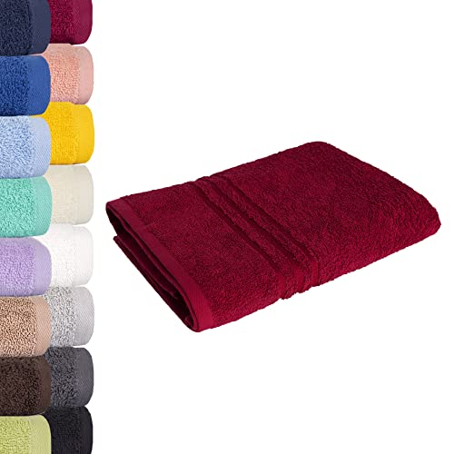 Lavea Saunatuch Saunahandtuch 80x200cm - Bordeaux, 500gr/m², 100% Baumwolle Lavea Saunatuch Saunahandtuch 80x200cm - Bordeaux, 500gr/m², 100% Baumwolle von Lavea