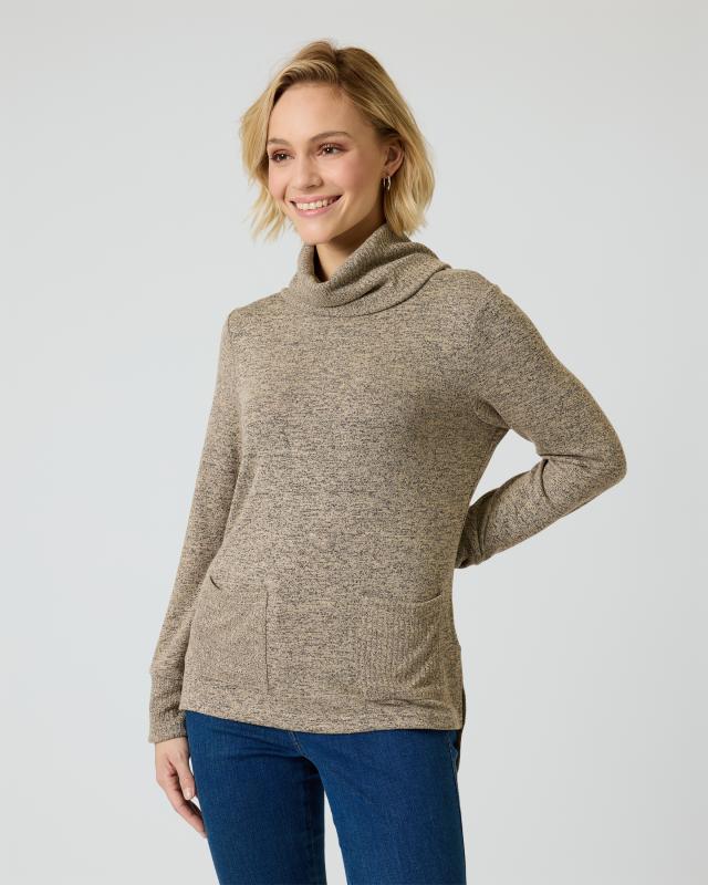 Longpullover in Strickoptik von Lavelle