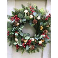 Adventskranz/ Weihnachts-/ Feiertagskranz Adventskranz/ Weihnachts-/ Feiertagskranz von Lavenderheartwreaths