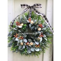 Mini Kranz/ Bauernhaus/ Türkranz/ Mini Mini Kranz/ Bauernhaus/ Türkranz/ Mini von Lavenderheartwreaths