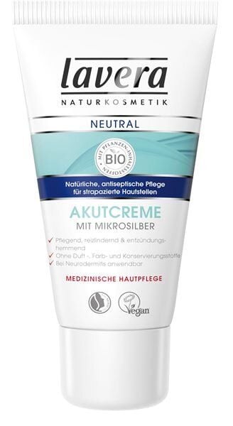 Lavera Neutral Akutcreme mit Mikrosilber von lavera